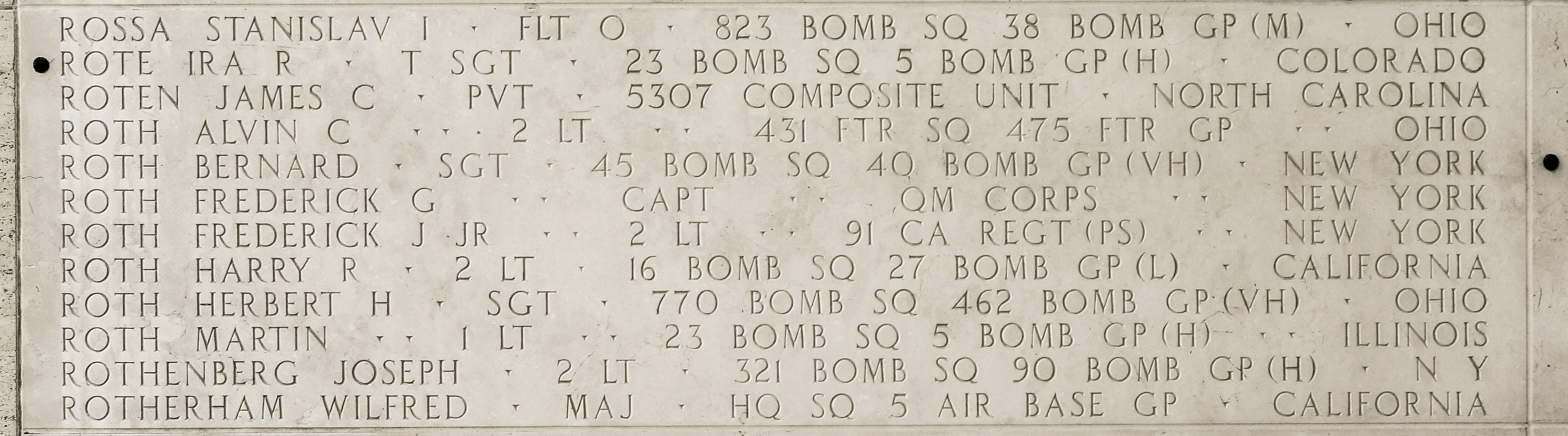 Ira R. Rote, Technical Sergeant